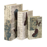 Parisienne Butterfly Book Box (Set of 3)