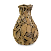 Mandrill Oversized Teakwood Puzzle Vase