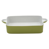 Bia Scoop Large Rectangular Roaster in Lemon Grass