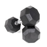 15 lbs Rubber Encased Octagonal Dumbbell