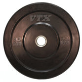 VTX 15 lbs Solid Rubber Bumper Plate