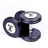 10 lbs Pro-Style Cast Dumbbells in Black