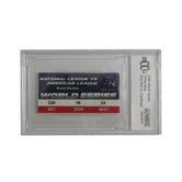 MLB 2004 World Series Game 4 Ticket Stub Graded BCCG Authentic - Boston Red Sox