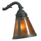 Aged Bronze and Amber Ceiling Fan Plastic Shades