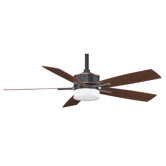 60" Landan 5 Blade Ceiling Fan with Remote