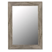 Mirror with Grey Liner in Antique Weathered Grey