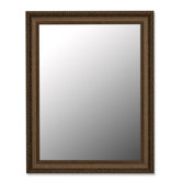 Mirror in Aged Copper and Antique European Aged Silver