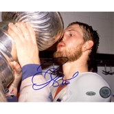 Gary Roberts Drinking From Stanley Cup Autographed