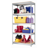 1000 Series 72" H Five Shelf Shelving Unit