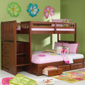 Weston Twin over Full Staircase Bunk Bed with Storage
