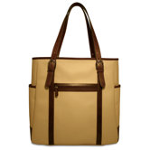 Lugano Oversized Tote in Cream
