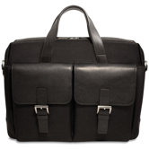 Generations Lite Top Zip Briefcase in Black
