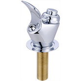 Drinking Fountain Head with Flange and 0.5-14 NPS Male Shank in Polished Chrome