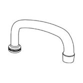8" Swivel Tube Spout with Aerator