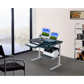 Computer Workstation with 3-Port USB Hub