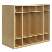 10 Section Double Sided Coat Locker