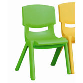 10" Polypropylene Classroom Stackable Chair