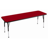 24" x 72" Rectangular Adjustable Activity Table
