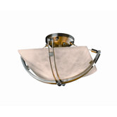 Crossbar Clouds 2 Light Semi Flush Mount