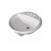 19" x 16.25" Galaxy/Cranada Drop In Bathroom Sink