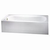 Neu Aztec 60" Enameled Steel Bathtub with Right Hand Drain