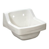 24" x 23" Neu Medic Plaster Sink in White