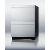 Two Drawer All-Refrigerator for Built-in Use Auto Defrost