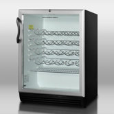 32.25" x 23.63" Wine Cellar with Black Cabinet