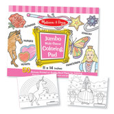 Jumbo Coloring Pad in Pink