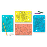 Textured Stencils Sea Life