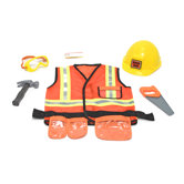 Construction Worker Role Play Costume Set