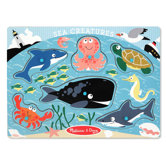 Sea Creatures Peg Puzzle