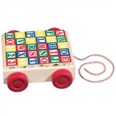 Classic ABC Block Cart