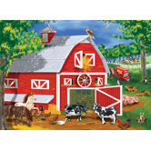 Barnyard Cardboard Jigsaw Puzzle