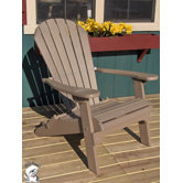 Phat Tommy Folding Recycled Poly Adirondack Chair