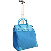 Ultra Chic 18" Quilted Rolling Tote