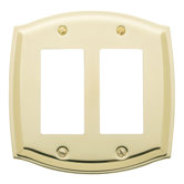 Colonial Design Double GFCI Switch Plate