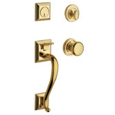 Madison Full Dummy Handle Set in Lifetime Polished Brass