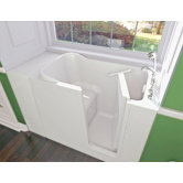 GelCoat 48" x 28" Bath Tub with Dual Massage
