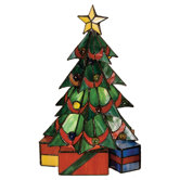 Tiffany Christmas Tree Accent Lamp