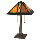 Prairie Parquet Mission Table Lamp
