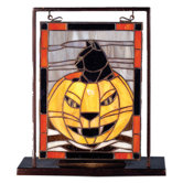 Holiday Halloween Lighted Mini Tabletop Window