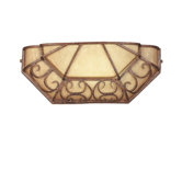 Amherst  Wall Sconce in Burnt Amber