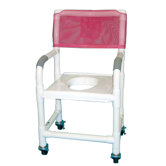 Standard Deluxe Shower Chair with Clamp On Seat and Optional Accessories