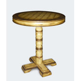 Bar Table in Light and Dark Brown