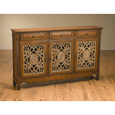 Three Drawer Cabinet in Medium Wood