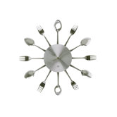 Wanduhr "Silverware Utensils"