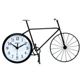 Silhouette Bicycle Table Clock