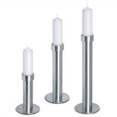 Velo Large Candlestick with Candle