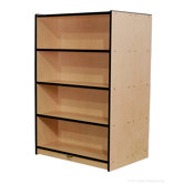 60" Double-Sided Bookcase